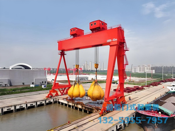 山東煙臺造船門式起重機廠家設備三大參數匹配