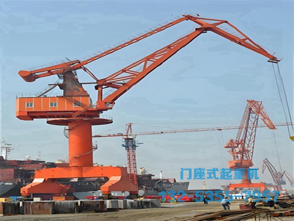 四川自貢50噸門座式起重機變幅范圍大
